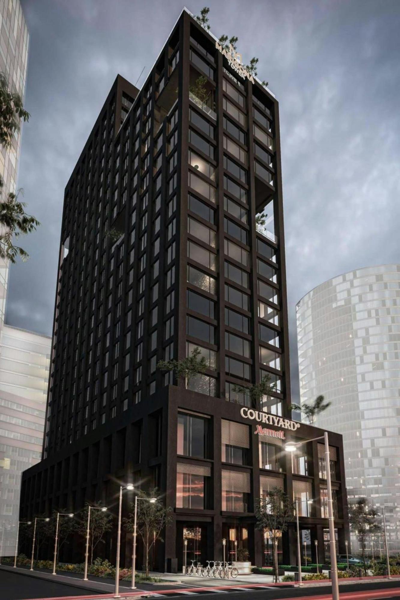 Courtyard By Marriott Prishtina Hotel Prishtine Bagian luar foto